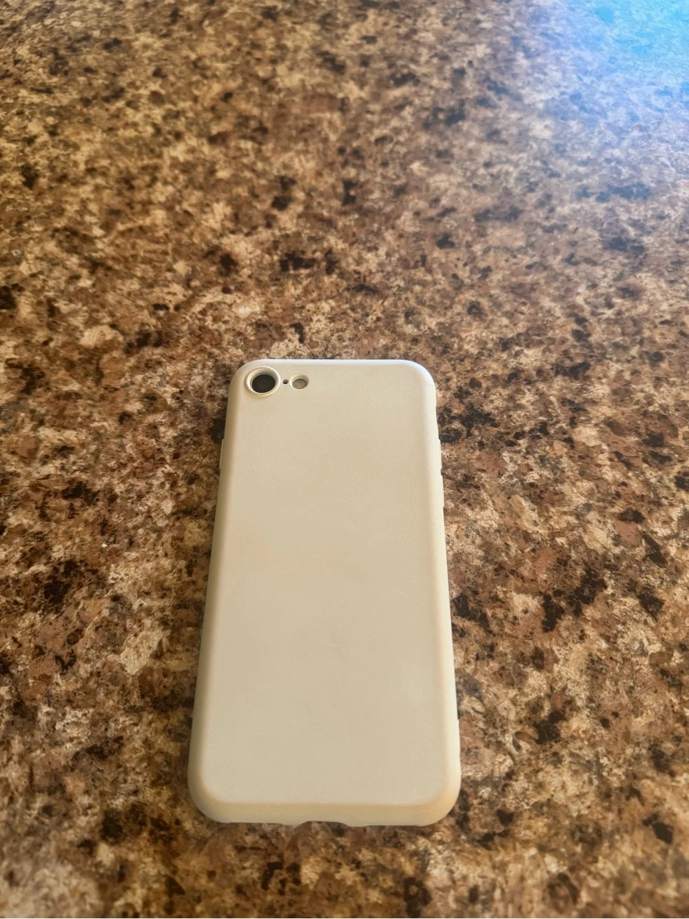 Apple iPhone with Silver Frame and Black Front IPhone 7